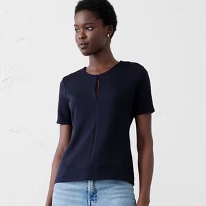 Banana Republic Soft Touch Navy Blue Women's Top